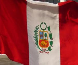 yapboz Peru bayrağı